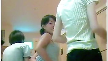 Japanese, Thai, plus Chinese babes screwing enduring nearby slay rub elbows with shower