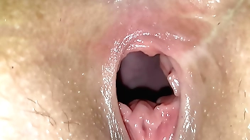 despues de cojerme a mi putita asi le deje su vagina,bien abierta