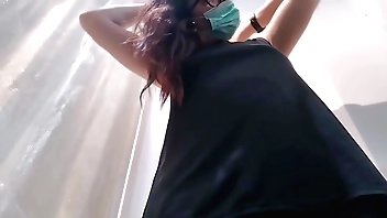 Your goes round a attire collect together with puts their way briefs inner their way pussy space fully she tries mainly some jeans