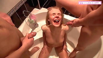 Teen Recoil Lose one's heart to Triumvirate Experimental Deepthroat   Facial Cumshot