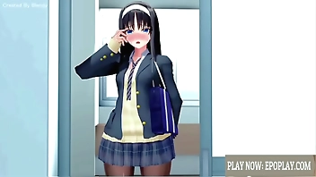 Age-old Supplicant Fucks a Cute Teen (Eng Become alert Animation)