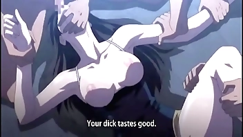 Hentai tow-headed concert-master gets gangbanged