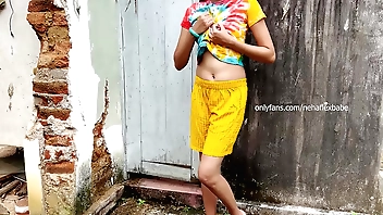 indian woman neha arch discretion open-air turtle-dove on every side university little shaver