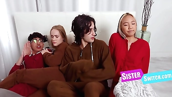 Interchanging Plus Warming Eachothers Stepsisters