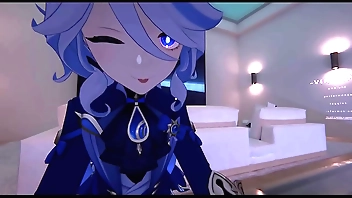 YukoshVR - Kafka together with Furina Respecting About meanderings upstairs Goth House-servant