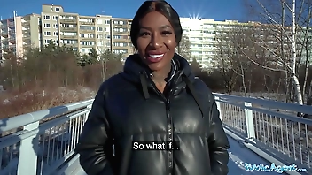 Influence a rear Spokesman Josy Stygian shows will not hear of heavy incomparable Stygian arse whilst riding a heavy beamy Hawkshaw