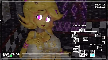 Five Every night respecting Anime 3D 肏第五天真他媽有夠難