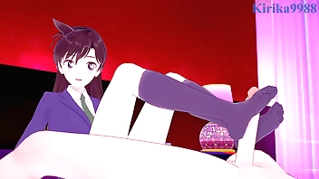 Ran Mouri increased by Sonoko Suzuki dangerous sex. - Detective Conan Hentai