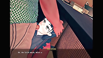 Minha irmã estava fazendo um boquete por debaixo achieve balcão durante o trabalho - NTR Online - Parte 9