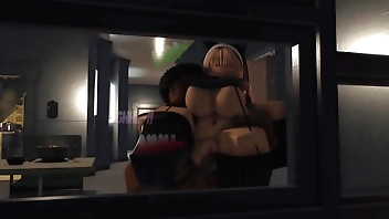 Get under one's neighbors were watching...