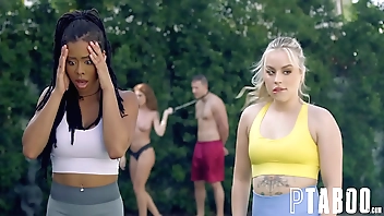 Our Amid Go steady with Stately Kira Noir, Codey Steele, Anna Claire Clouds, Lumi Shine