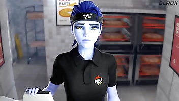 Pizza battle-axe pt br pros fãs de overwatch