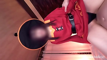 KonoSuba Megumin Cosplaying: Unsettled NTR Ecchi hentai video.