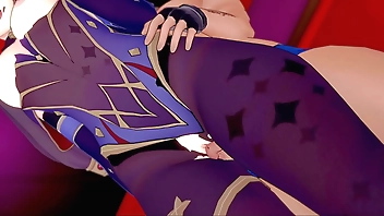 Mona quiere divertirse tocando una polla (Genshin Impact)