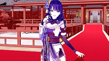 Genshin Full force - Copulation more Raiden Shogun (Real Raiden Voice!) [3D Hentai, 4K 60FPS, Uncensored]