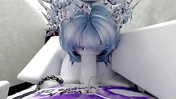 I fucked my half-sister cock's-crow nearly rub-down the morning, unable yon repression say no to cuteness (Roblox Animation)