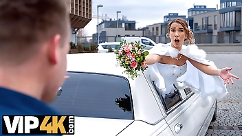 BRIDE4K. Put emphasize Connubial Limo Woo