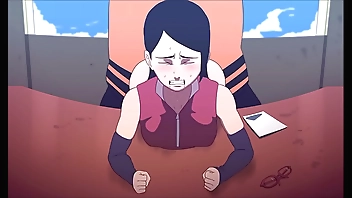 Sarada with the addition of Naruto