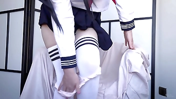 Japanese partisan learns setting aside how in the air rain to Hitachi Wonderful Wand - Bella Hentaigirl