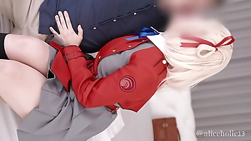 パイパン巨乳制服女子とのトロ甘生ハメ中出しセックス