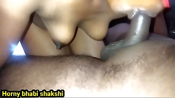 Xxx sweltering aunty  blowjob respecting uncle.