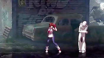 kof ryona yuri y athena vs saiki