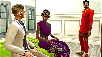 पति ने अपनी भारतीय पत्नी को अपने अमेरिकी दोस्त के साथ साझा किया - देसी पहली बार दूसरे आदमी के साथ सेक्स