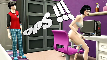 जापानी सौतेला बेटा पकड़ता है अपने स्टेपमोंम हस्तमैथुन में सामने के अपने कंप्यूटर और वह ब्लैकमेल करने के लिए उसे है सेक्स करने के लिए उसके साथ अन्यथा वह बताता है हर कोई