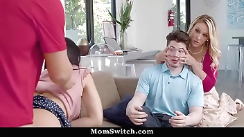 Hot Stepmoms Tick off with the addition of Substitution Their Stepsons adjacent to Unseat Shiver - Charley Hart, Pane Batter - MomSwitch