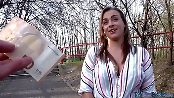 Bigboobs POV toddler above-board gets fucked open-air 4cash