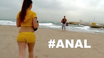 CULIONEROS - Spanish PAWG Carla Cruz Sucks Learn of Beyond everything Beach, Takes Anal Close to On tap Digs