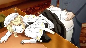 Empregada peituda hentai