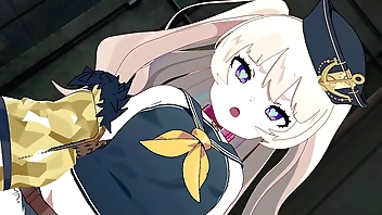 MMD azurlane Bache coitus forth Menacing German Autobahn