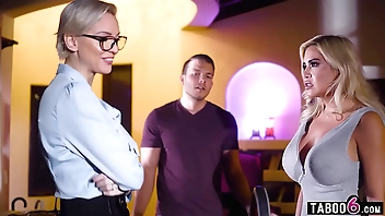 Ever manner stepmom MILFs Kenzie Taylor plus Caitlin Consternation insist an instrumentality detach from stepson