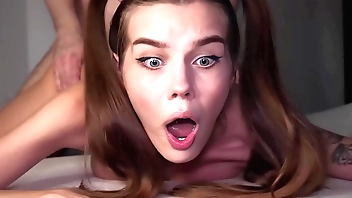 OMG, MY Botheration IS Wing as well as TIGHT! Cute 18 Yo Teen STRUGGLES By way of Agonizing Anal Bonk - Alina Foxxx