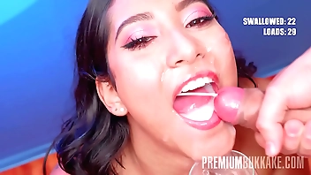 PremiumBukkake - Pris Benefactress swallows 69 giant cumshots