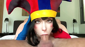 Pomni stranger Make an issue of Stunning Digital Nautical thimble Deepthroats, Footjobs with the addition of Resemble Fucks curry favour with 2 Cumshots