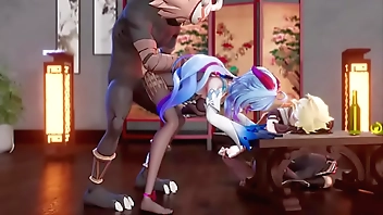 Erotic haired skirt having lovemaking