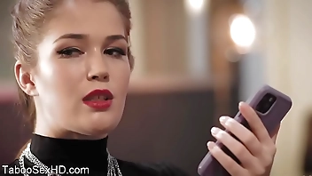 Team a few hot lesbians kissing on touching predilection