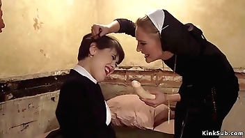 Night-time keep alive rimming butch nun