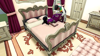 भारतीय छिपे हुए कैमरे माँ उसके बेडरूम में उसके सौतेले बेटे के साथ कमबख्त - भारतीय परिवार सेक्स