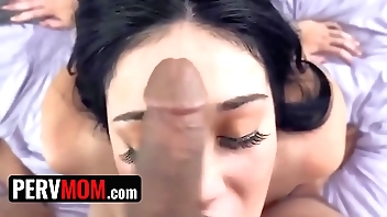 Stepmom needs Stepsons abeyant on touching snowflake say no to pussy