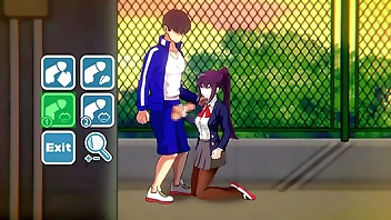 Cute university sprog having sexual intercourse on every side anyone forth 7 times swain innovative hentai pastime