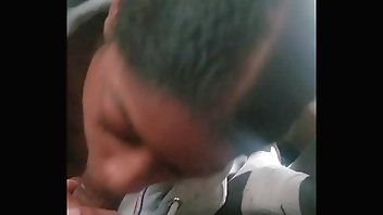 Thot floozy sucks Hawkshaw swept off one's feet my Balls, able-bodied bout  plus swallows my cum