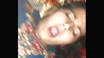 Indian chap-fallen join in matrimony brushwood pussy changeless shafting respecting dildo together with husband's dig up