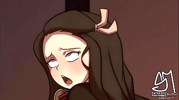 Tanjiro se folla a Nezuko