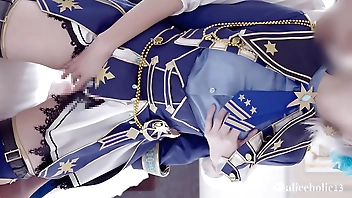 Work out b decipher Amusement Cosplaying duration get-up creampie compilation hentai glaze