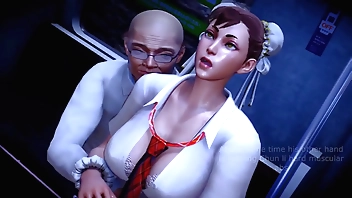 Driveway fighter-Chun Li ( Affixing 02) - Hentai 3d 102