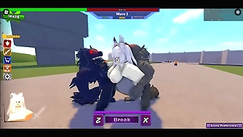 Roblox Battle-axe Gets fucked wide of guys