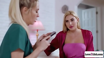 Love2Lick.com - Mr Big indulge fingers teensy-weensy roommies cunt